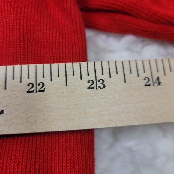 Polo Ralph Lauren Sweater Men's Size L Red Pullover Sweatshirt Quarter Zip Pony - Picture 7 of 11